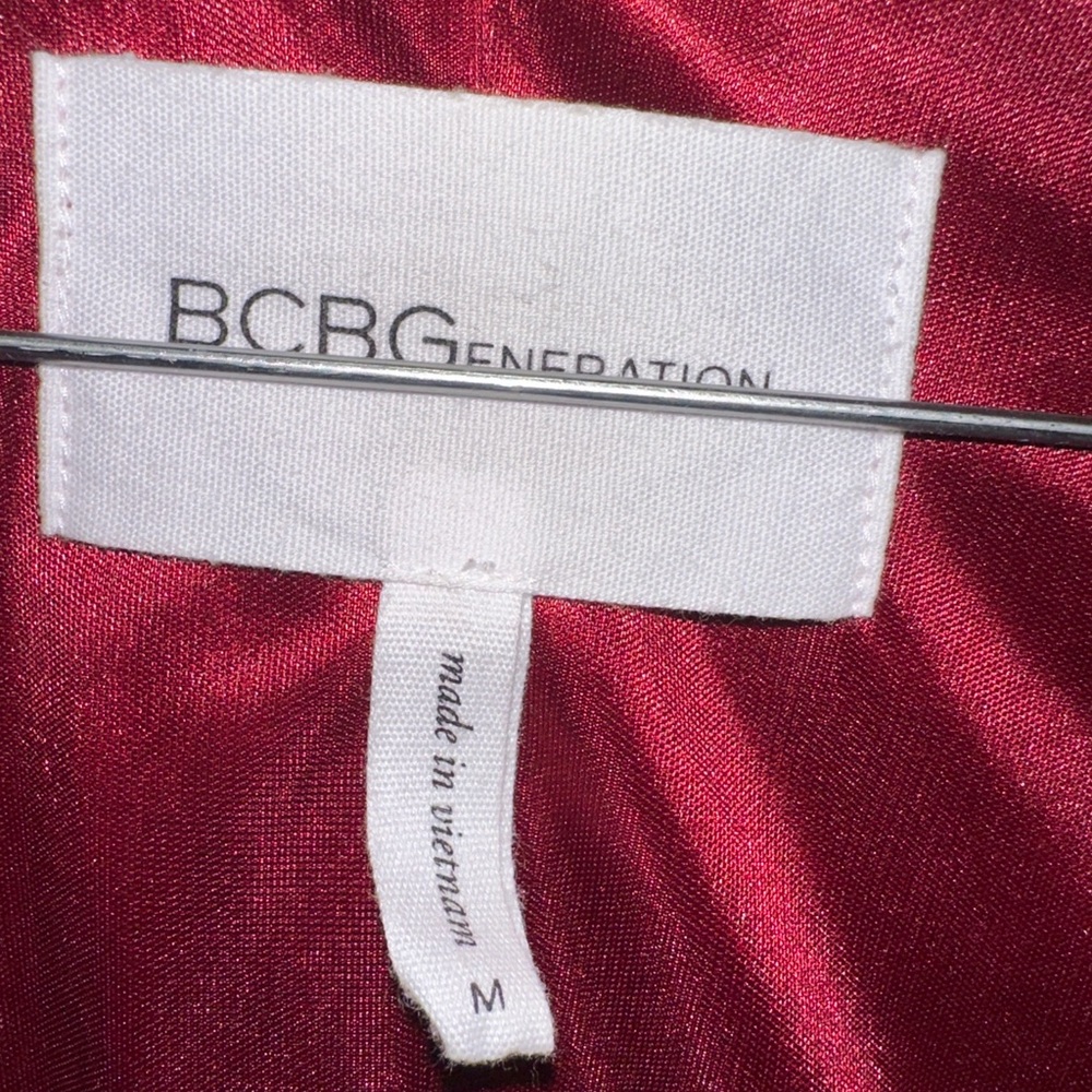 BCBGeneration Deep Red Blazer Medium - image 3